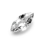 White Topaz 1PC Small 5x10 MM Marquise Faceted White Luster Semi Precious Loose Gems