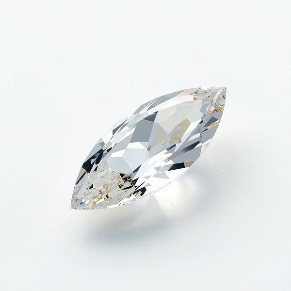 White Topaz 1PC Small 6x12 MM Marquise Faceted White Lustrous Semi Precious Loose Gemstone