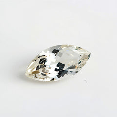 White Topaz 1PC Medium 7x14 MM Marquise Faceted White Shine Semi Precious Loose Gemstones