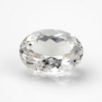 White Topaz 1PC Large 10x14 MM Oval Faceted White Splendid Semi Precious Gems
