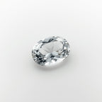 White Topaz 1PC Tiny 3x5 MM Oval Faceted White Shine Semi Precious Loose Gems
