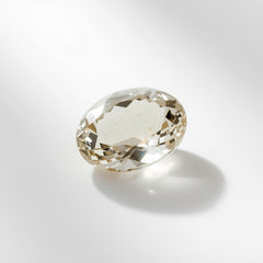 White Topaz 1PC Tiny 5x7 MM Oval Faceted White High-Quality Semi Precious Loose Gemstones