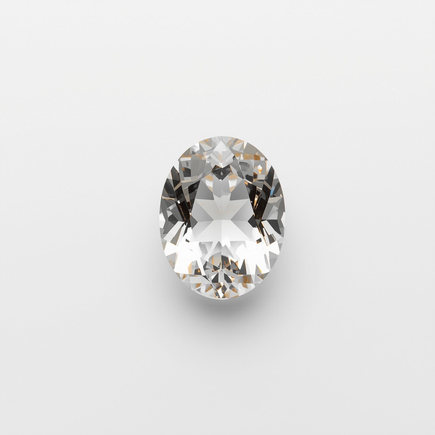 White Topaz 1PC Small 6x9 MM Oval Faceted White Genuine Semi Precious Loose Gems Imagen secundaria del producto