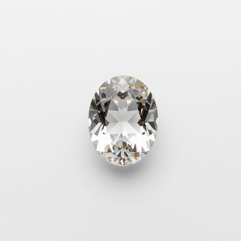White Topaz 1PC Small 6x9 MM Oval Faceted White Genuine Semi Precious Loose Gems