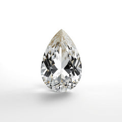 White Topaz 1PC Large 10x12 MM Pear Faceted White Pure Semi Precious Loose Gems