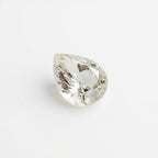 White Topaz 1PC Tiny 5x7 MM Pear Faceted White Luster Semi Precious Loose Gems