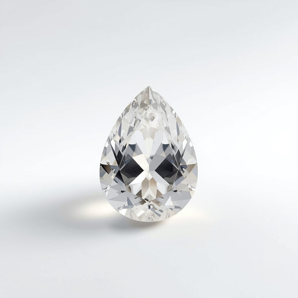 White Topaz 1PC Small 7x9 MM Pear Faceted White Fine Semi Precious Gems