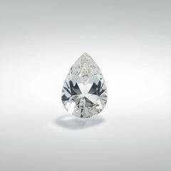 White Topaz 1PC Large 8x12 MM Pear Faceted White Superior Semi Precious Gems