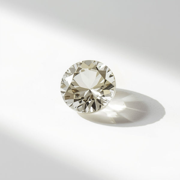 White Topaz 1PC Small 7x7 MM Round Faceted White Splendid Semi Precious Loose Gemstone
