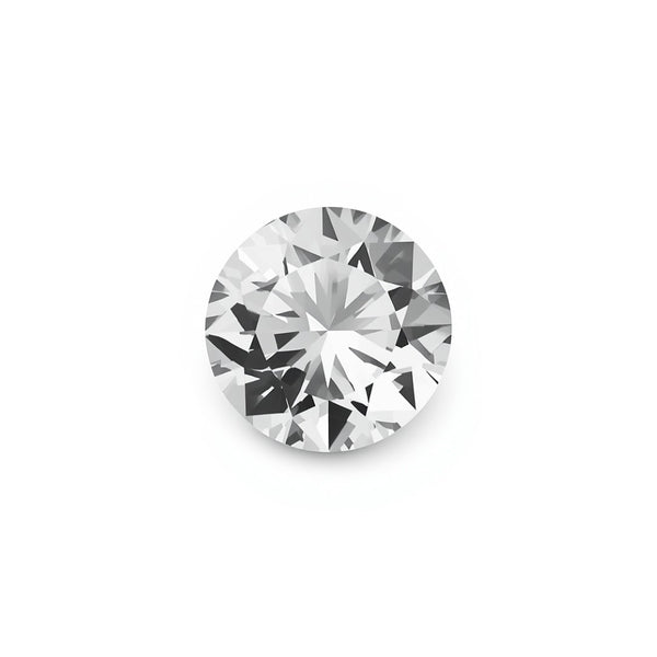 White Topaz 1PC Small 8x8 MM Round Faceted White Luster Semi Precious Loose Gemstones
