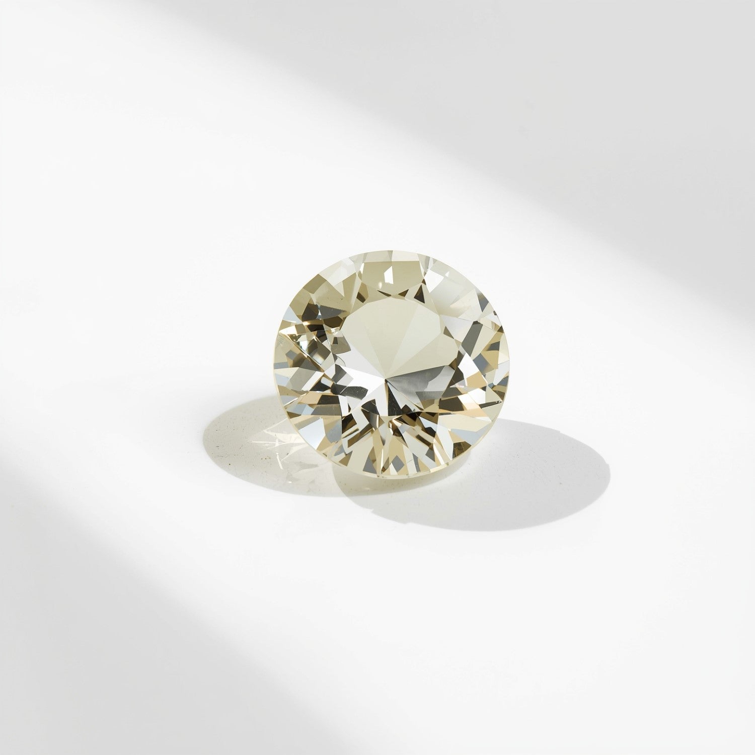 White Topaz 1PC Small 8x8 MM Round Faceted White Luster Semi Precious Loose Gemstones