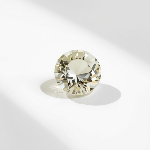 White Topaz 1PC Small 8x8 MM Round Faceted White Luster Semi Precious Loose Gemstones