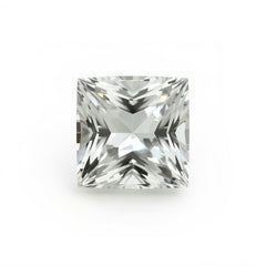 White Topaz 1PC Large 10x10 MM Square Faceted White Shine Semi Precious Loose Gems