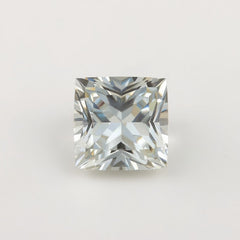 White Topaz 1PC Large 11x11 MM Square Faceted White Fine Semi Precious Loose Gemstone