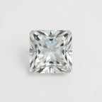 White Topaz 1PC Large 12x12 MM Square Faceted White High-Quality Semi Precious Loose Gemstones