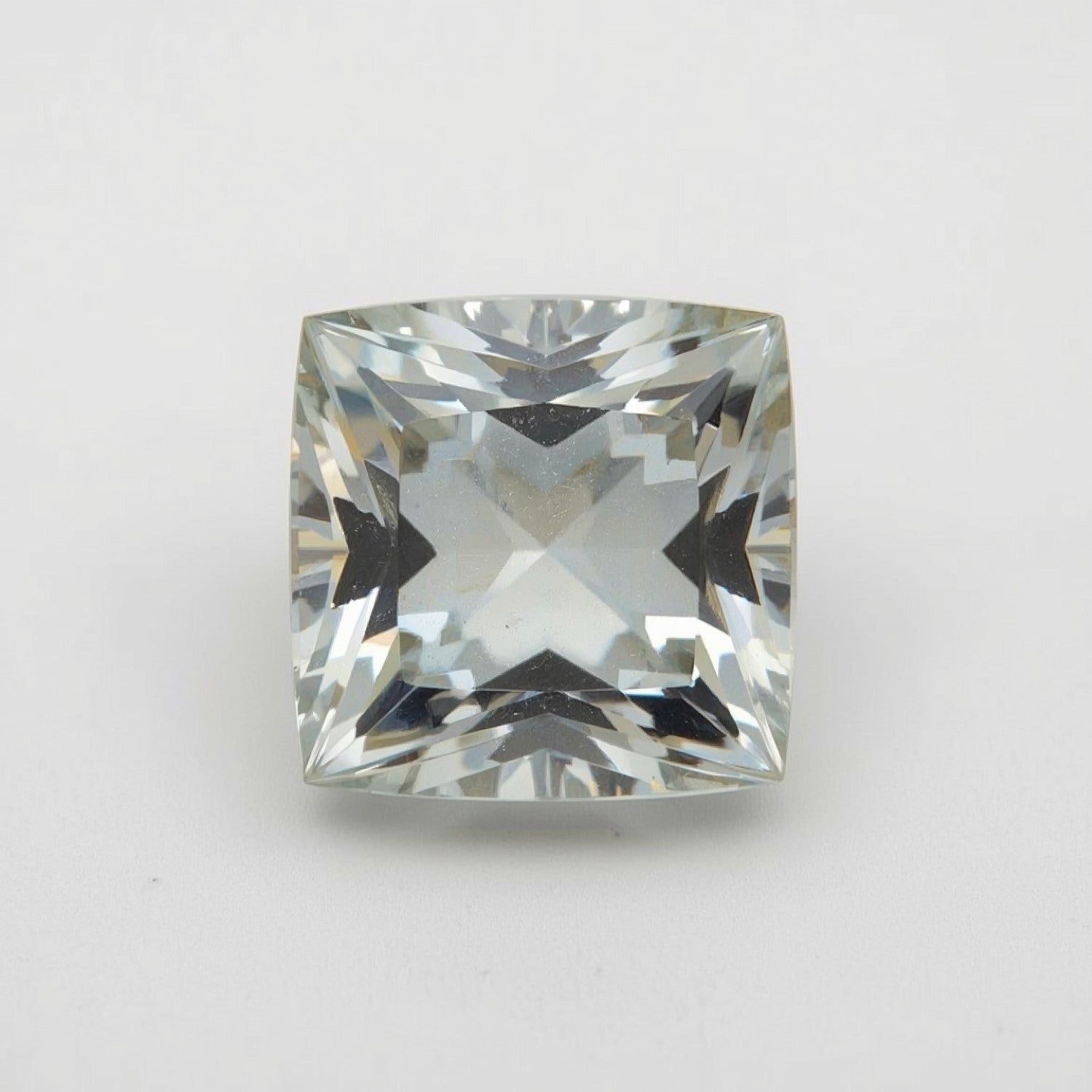 White Topaz 1PC Large 12x12 MM Square Faceted White High-Quality Semi Precious Loose Gemstones