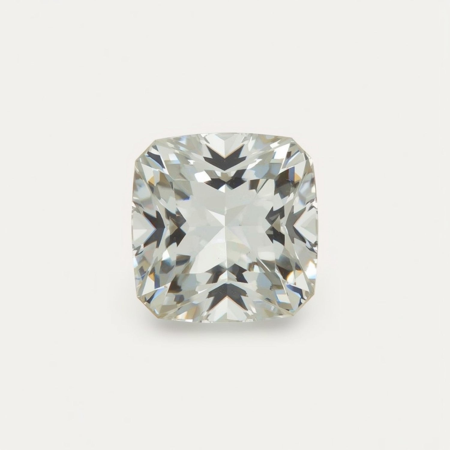 White Topaz 1PC Chunky 15x15 MM Square Faceted White Superior Semi Precious Loose Gemstone Secundaire afbeelding