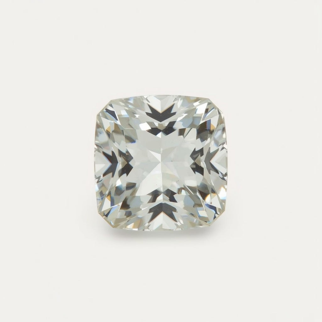 White Topaz 1PC Chunky 15x15 MM Square Faceted White Superior Semi Precious Loose Gemstone