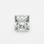White Topaz 1PC Tiny 5x5 MM Square Faceted White Sparkling Semi Precious Gems