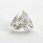 White Topaz 1PC Chunky 14x14 MM Triangle Faceted White Genuine Semi Precious Loose Gems