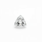 White Topaz 1PC Tiny 6x6 MM Triangle Faceted White Polished Semi Precious Loose Gems