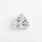 White Topaz 1PC Small 8x8 MM Triangle Faceted White Luster Semi Precious Loose Gemstones