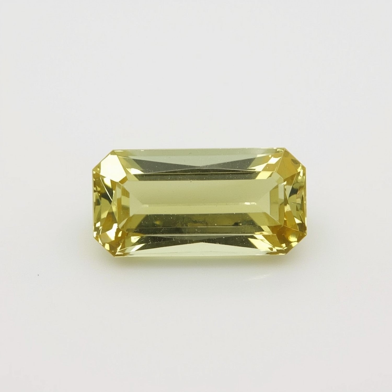 Yellow Sapphire 1PC Chunky 10x20 MM Baguette Faceted Yellow Natural Precious Gems