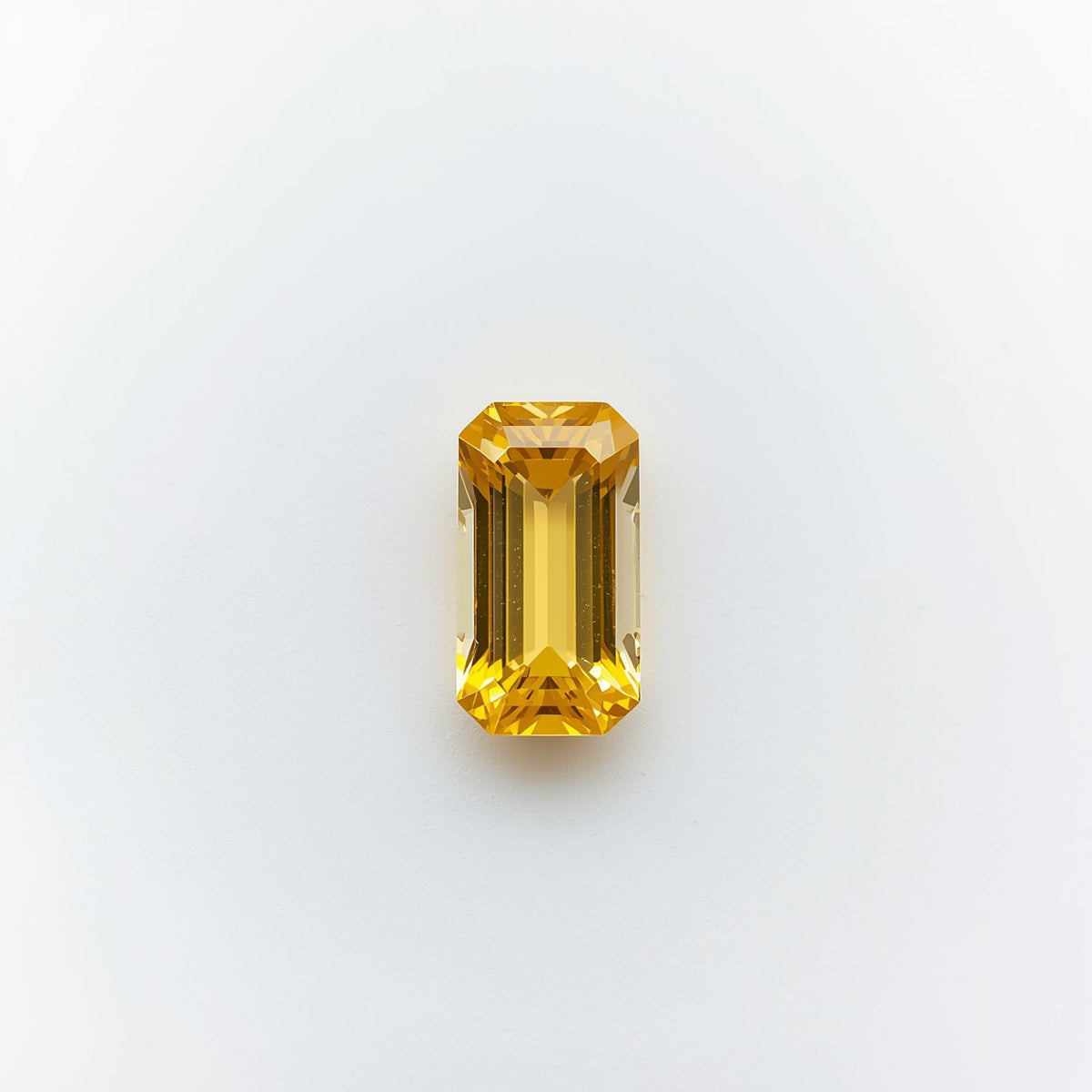 Yellow Sapphire 10PC Tiny 2.5x5 MM Baguette Faceted Yellow Polished Precious Loose Gems