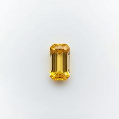 Yellow Sapphire 10PC Tiny 2.5x5 MM Baguette Faceted Yellow Polished Precious Loose Gems