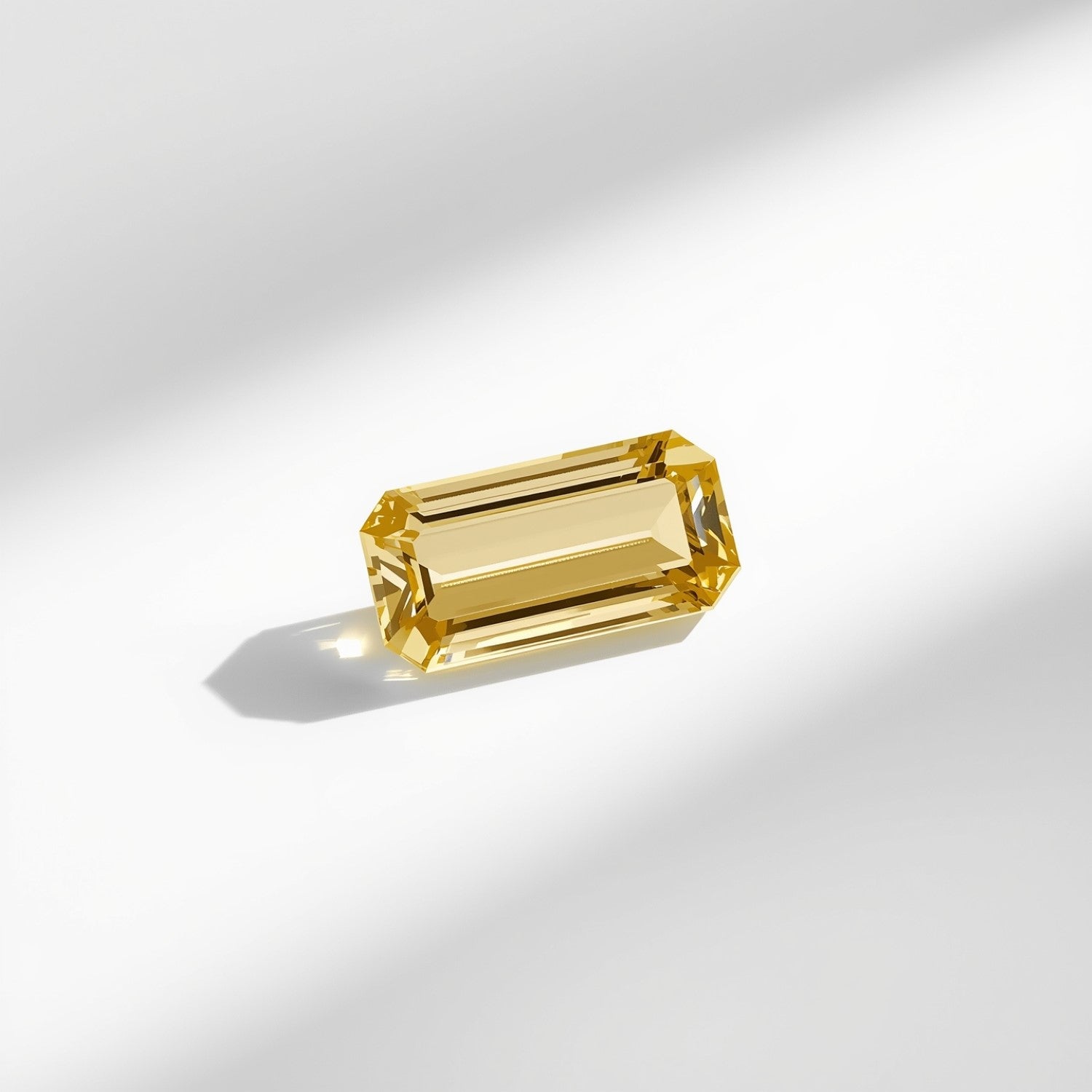 Yellow Sapphire 10PC Tiny 2.5x5 MM Baguette Faceted Yellow Polished Precious Loose Gems