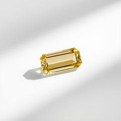 Yellow Sapphire 10PC Tiny 2.5x5 MM Baguette Faceted Yellow Polished Precious Loose Gems