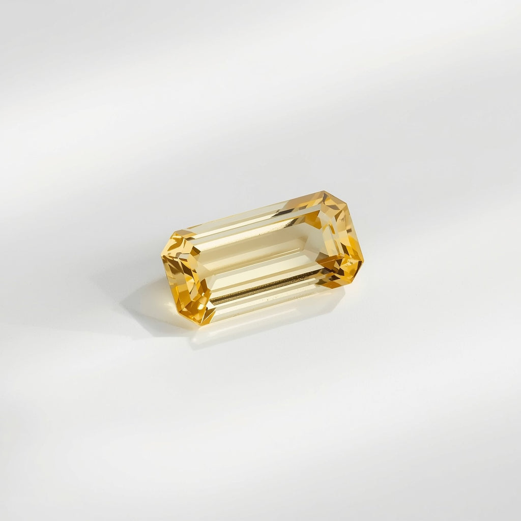 Yellow Sapphire 10PC Tiny 2x4 MM Baguette Faceted Yellow Sparkling Precious Gems