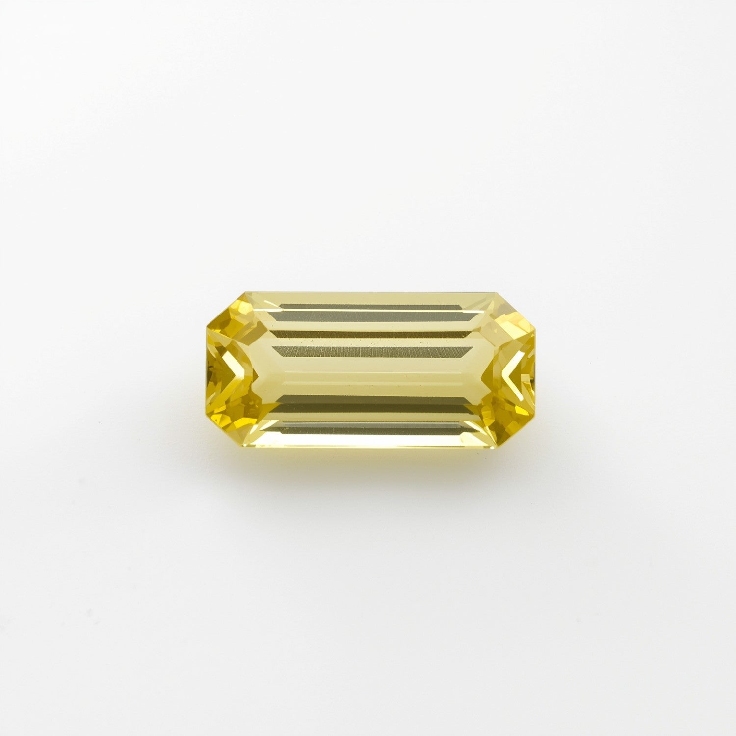 Yellow Sapphire 1PC Tiny 3x6 MM Baguette Faceted Yellow Splendid Precious Loose Gemstone Secondary image