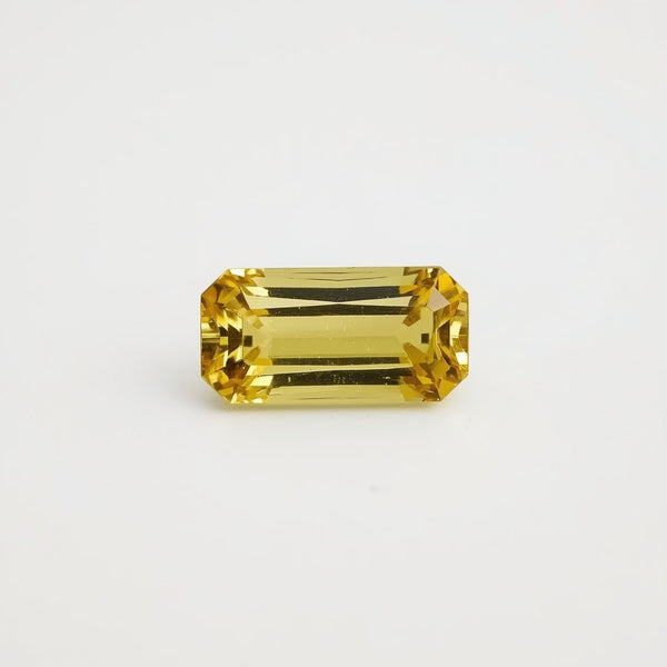 Yellow Sapphire 1PC Tiny 4x8 MM Baguette Faceted Yellow Luster Precious Loose Gemstones