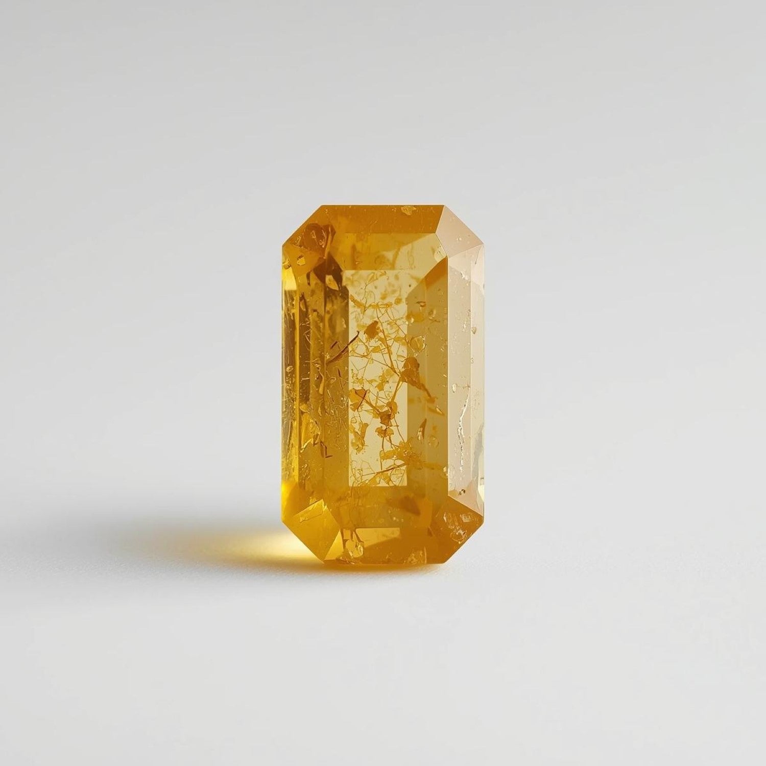 Yellow Sapphire 1PC Small 5x10 MM Baguette Faceted Yellow Lustrous Precious Gems