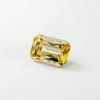 Yellow Sapphire 1PC Large 8x16 MM Baguette Faceted Yellow High-Quality Precious Loose Gemstones