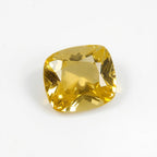 Yellow Sapphire 1PC Chunky 13x13 MM Cushion Faceted Yellow Natural Precious Loose Gemstone