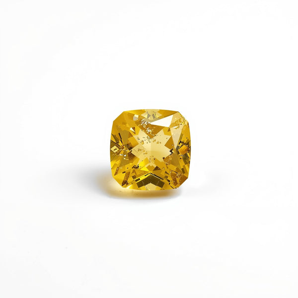 Yellow Sapphire 10PC Tiny 3x3 MM Cushion Faceted Yellow Fiery Precious Gems