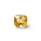 Yellow Sapphire 1PC Tiny 5x5 MM Cushion Faceted Yellow Sparkling Precious Loose Gemstone