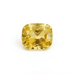 Yellow Sapphire 1PC Small 8x8 MM Cushion Faceted Yellow Luster Precious Loose Gems