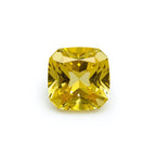 Yellow Sapphire 1PC Small 8x8 MM Cushion Faceted Yellow Luster Precious Loose Gems