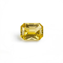 Yellow Sapphire 1PC Tiny 3x5 MM Emerald Faceted Yellow Lustrous Precious Gems