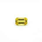 Yellow Sapphire 1PC Tiny 4x6 MM Emerald Faceted Yellow Shine Precious Loose Gems