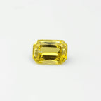 Yellow Sapphire 1PC Small 6x8 MM Emerald Faceted Yellow High-Quality Precious Loose Gemstones