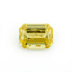 Yellow Sapphire 1PC Large 9x11 MM Emerald Faceted Yellow Fiery Precious Gems