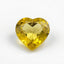 Yellow Sapphire 1PC Large 10x10 MM Heart Faceted Yellow Shine Precious Loose Gemstones