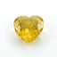 Yellow Sapphire 1PC Large 11x11 MM Heart Faceted Yellow Fine Precious Gems