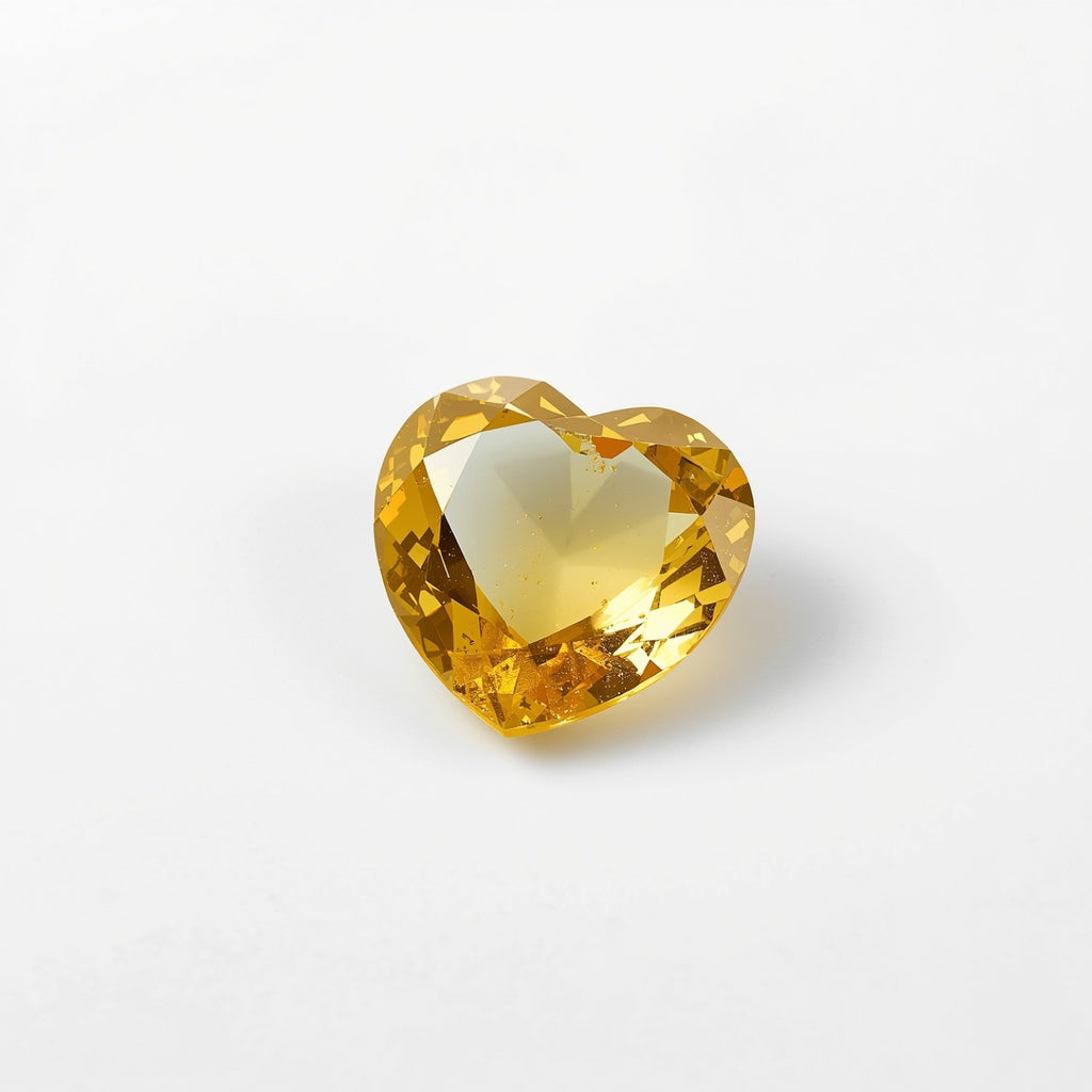 Yellow Sapphire 10PC Tiny 3x3 MM Heart Faceted Yellow Fiery Precious Gems