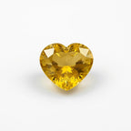 Yellow Sapphire 1PC Tiny 5x5 MM Heart Faceted Yellow Sparkling Precious Loose Gemstone