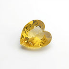 Yellow Sapphire 1PC Tiny 6x6 MM Heart Faceted Yellow Polished Precious Loose Gemstones